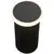 Spot fix LED incastrat AZzardo Alf, 3W, 3000K, rotund, negru, IP65