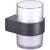 Aplica LED AZzardo Lars Round, 13W, 4000K, negru, IP54