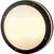 Plafoniera LED AZzardo Fano R SMART, 24W, RGBW CCT, rotund, negru, dimabil, telecomanda, IP54