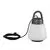 Lampa decorativa Mantra Kinke, 1xE27, alb, gri