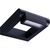 Aplica LED AZzardo Frame, 8W, 3000K, negru, IP54