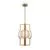 Pendul Maytoni Marmo, 3xE14, D305 mm, Hmax 927 mm, alama / auriu