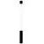 Pendul tip spot LED AZzardo Galileo 1 Pendant, 15W, negru