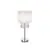 Lampa decorativa cristal Ideal Lux Opera, 1xE27, alb, crom