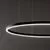 Pendul LED Ideal Lux Oracle Slim, 30W, alb