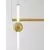 Pendul LED Nova Luce Neutron, 60W, alb-auriu