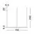 Pendul LED Nova Luce Motif, 80W, alb nisipiu