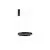 Pendul LED Nova Luce Selby, 45W, negru nisipiu