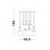 Pendul LED Nova Luce Hook, 52W, alb-auriu satinat
