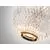 Pendul LED Schuller Austral, 26W, liniar, auriu, transparent