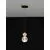 Pendul LED Nova Luce Brille, 4W, auriu-transparent