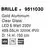 Pendul LED Nova Luce Brille, 6W, auriu-transparent