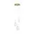 Pendul LED Nova Luce Hook, 25.8W, alb-auriu satinat