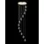Pendul LED Schuller Aquaria, 48W, 3000K, auriu mat