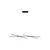 Pendul LED Nova Luce Raccio, 27W, 3000K, negru