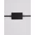 Aplica LED Nova Luce Azure, 28.5W, 3000K, negru nisipiu