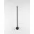 Aplica LED Nova Luce Aden, 10W, 3000K, H60 cm, negru, IP44