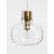 Pendul Nova Luce Cinzia, 1xE27, alama aurie antica