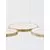 Pendul LED Nova Luce Magnus, 28W, auriu antic