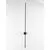 Aplica LED Nova Luce Aden, 20W, 3000K, 1400 lumeni, H1200 mm, negru