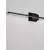Aplica LED Nova Luce Azure, 28.5W, 3000K, negru nisipiu
