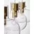 Pendul Nova Luce Cinzia, 3xE27, auriu antic-transparent