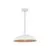 Pendul LED Nova Luce Glim, 47W, alb nisipiu-lemn natural