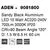 Aplica LED Nova Luce Aden, 10W, 3000K, H60 cm, negru, IP44