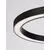 Pendul LED Nova Luce Cuppe, 58W, 3000K, negru nisipiu, dimabil