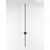Aplica LED Nova Luce Aden, 20W, 3000K, 1400 lumeni, H1200 mm, negru