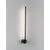 Aplica LED Nova Luce Aden, 10W, 3000K, H60 cm, negru, IP44