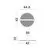Plafoniera LED Nova Luce Noah, 29W, cafeniu