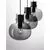 Pendul Nova Luce Cinzia, 3xE27, fumuriu-negru