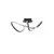 Lustra LED Nova Luce Amara, 23W, negru nisipiu