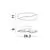 Aplica LED Nova Luce Infinity, 6W, alb satinat
