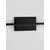 Aplica LED Nova Luce Azure, 28.5W, 3000K, negru nisipiu