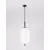 Pendul Nova Luce Lato, 1xE27, D 220 negru-opal