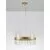Candelabru cristal Nova Luce Crown, 14xG9, D55 cm, auriu