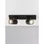 Aplica / plafoniera Nova Luce Pogno, 2xGU10 max. 10W, L350 mm, negru, auriu