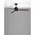 Plafoniera cu ventilator Nova Luce Axel, 38W, negru, telecomanda