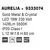 Aplica cristal LED Nova Luce Aurelia, 19W, auriu-transparent