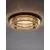 Plafoniera cristal LED Nova Luce Aurelia, 29W, auriu-transparent
