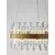 Candelabru cristal Nova Luce Crown, 14xG9, D55 cm, auriu