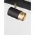 Aplica / plafoniera Nova Luce Pogno, 2xGU10 max. 10W, L350 mm, negru, auriu