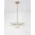 Pendul Nova Luce Ellery, 1xE27, auriu, opal