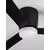 Plafoniera cu ventilator Nova Luce Dell, 38W, negru, telecomanda