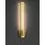Aplica cristal LED Nova Luce Aurelia, 19W, 3500K, 950 lumeni, H600 mm, baza patrata, auriu