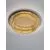 Plafoniera cristal LED Nova Luce Aurelia, 29W, 3500K, D50 cm, auriu, dimabil Triac