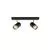 Aplica / plafoniera Nova Luce Pogno, 2xGU10 max. 10W, L350 mm, negru, auriu