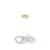 Pendul cristal LED Nova Luce Conceto, 50W, auriu-transparent